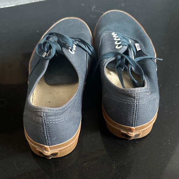 Vans Navy Canvas Lace-Up Shoes - Picture 3 of 4